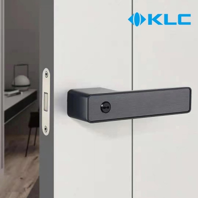 klc意式极简门锁室内卧室房门锁磁吸静音门锁带钥匙红点一键反锁